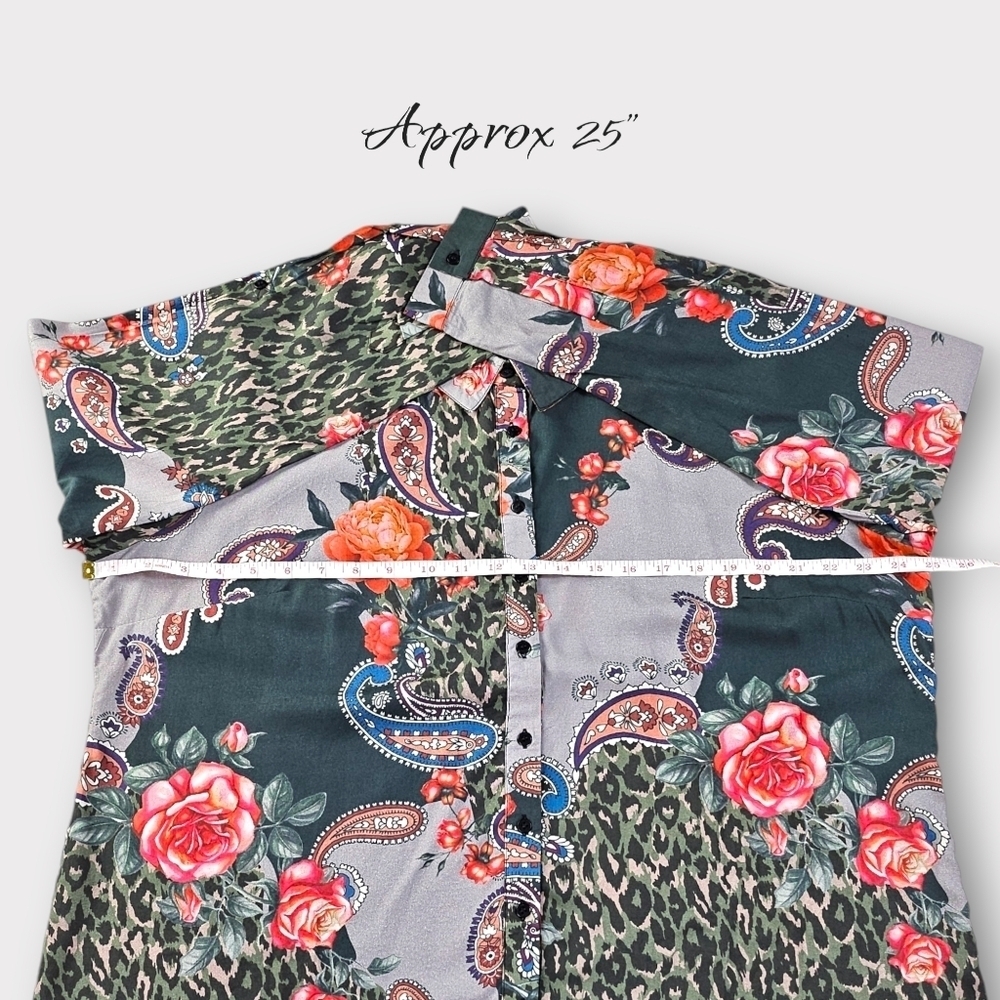 Tolani Collection Evonne Black Paisley Top - Picture 10 of 13